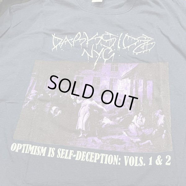 画像1:   DARKSIDE NYC / Optimism Is Self-Deception: Vols. 1 & 2 navy (t-shirt) 