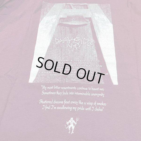 画像2:   DARKSIDE NYC / Ambitions Make Way For Dread maroon (t-shirt)