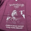 画像1:   DARKSIDE NYC / Ambitions Make Way For Dread maroon (t-shirt)
