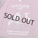 画像:   DARKSIDE NYC / Ambitions Make Way For Dread maroon (t-shirt)