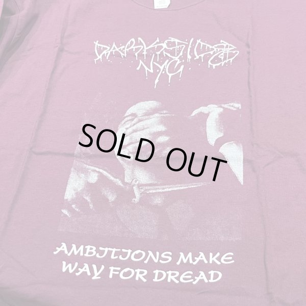 画像1:   DARKSIDE NYC / Ambitions Make Way For Dread maroon (t-shirt)