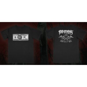 画像: 100 DEMONS / Demons dollar black (t-shirt) A389