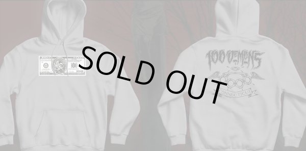 画像1: 100 DEMONS / Demons dollar Grey (hoodie) A389 