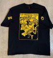 画像1: ■予約商品■ LIP CREAM & OUTO / Thrash til' death black x yellow (t-shirt) 