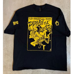 画像: ■予約商品■ LIP CREAM & OUTO / Thrash til' death black x yellow (t-shirt) 