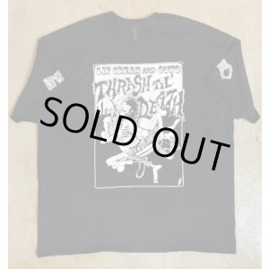 画像: LIP CREAM & OUTO / Thrash til' death black x white (t-shirt) 