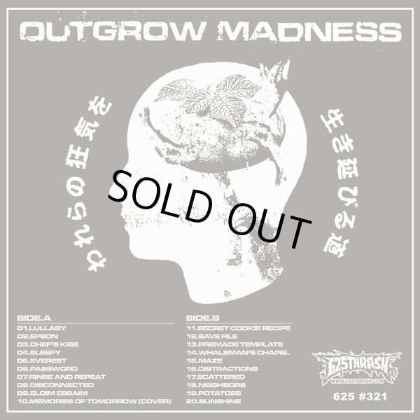 画像2: ■予約商品■　OUTGROW MADNESS / われらの狂気を生き延びる道 (Lp) 625 