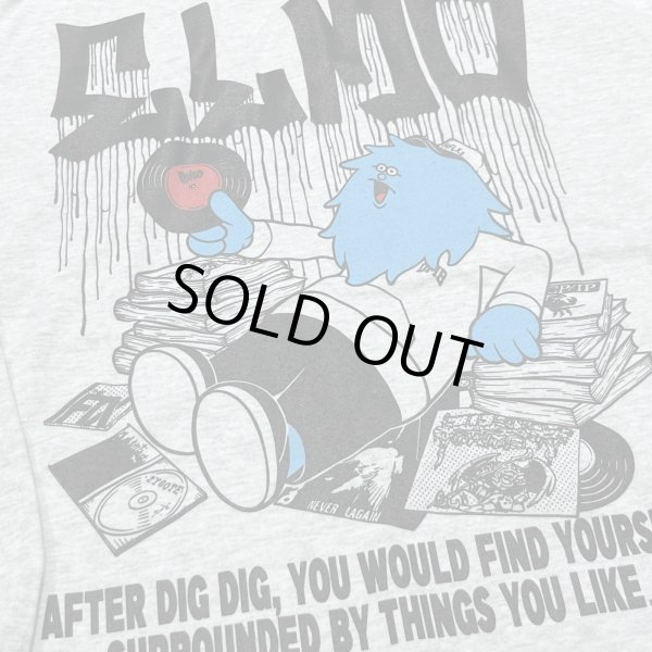 画像2: ELMO x record shop DIGDIG ash gray (long sleeve shirt) 
