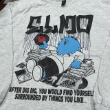 画像: ELMO x record shop DIGDIG ash gray (long sleeve shirt) 