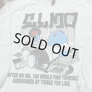 画像: ELMO x record shop DIGDIG ash gray (long sleeve shirt) 