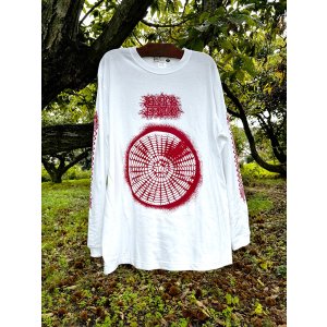 画像:  ■予約商品■ BLACK GANION / Iron mandara white (long sleeve shirt)   