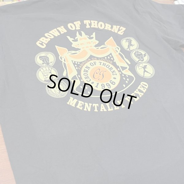 画像1: CROWN OF THORNZ / Mentally vexed (t-shirt) 