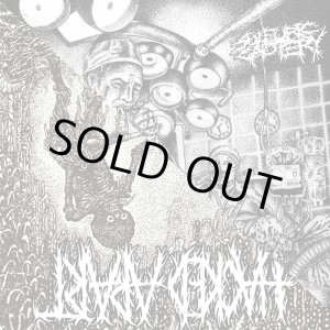 画像:   HACKED APART, SULFURIC CAUTERY / Split (7ep) 625 thrashcore/Malokul 