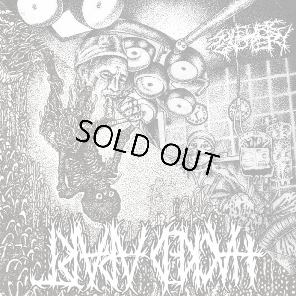 画像1:   HACKED APART, SULFURIC CAUTERY / Split (7ep) 625 thrashcore/Malokul 