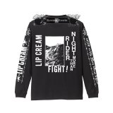 画像:  LIP CREAM / NIGHT RIDER MORE THAN FIGHT (long sleeve shirt)  