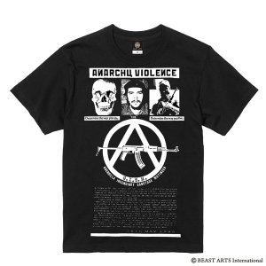 画像: G.I.S.M. / Anarchy violence - you die,you live black (t-shirt) 
