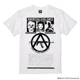 画像: G.I.S.M. / Anarchy violence - you die,you live white (t-shirt) 