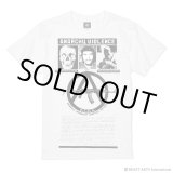 画像: G.I.S.M. / Anarchy violence - you die,you live white (t-shirt) 