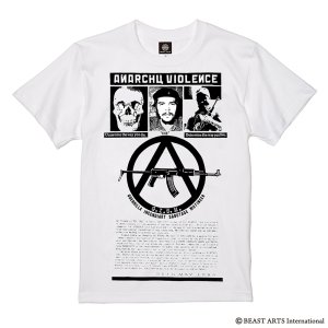 画像: G.I.S.M. / Anarchy violence - you die,you live white (t-shirt) 