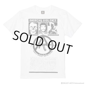 画像: G.I.S.M. / Anarchy violence - you die,you live white (t-shirt)