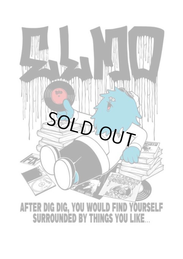 画像3: ELMO x record shop DIGDIG black (crewneck sweat)  