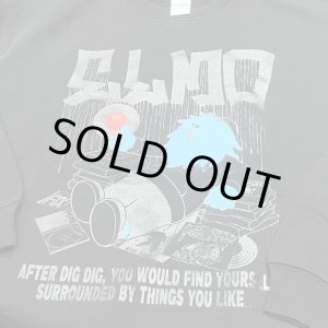 画像: ELMO x record shop DIGDIG black (crewneck sweat)  