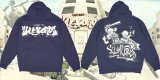 画像: SLUMLORDS / Graffiti Kentax Navy (hoodie) A389