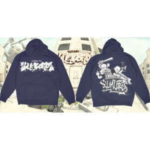 画像: SLUMLORDS / Graffiti Kentax Navy (hoodie) A389