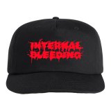 画像:  ■予約商品■ INTERNAL BLEEDING / Logo black (cap)  