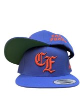 画像: ■予約商品■ COLD FRONT / Logo CF blue (snapback)  