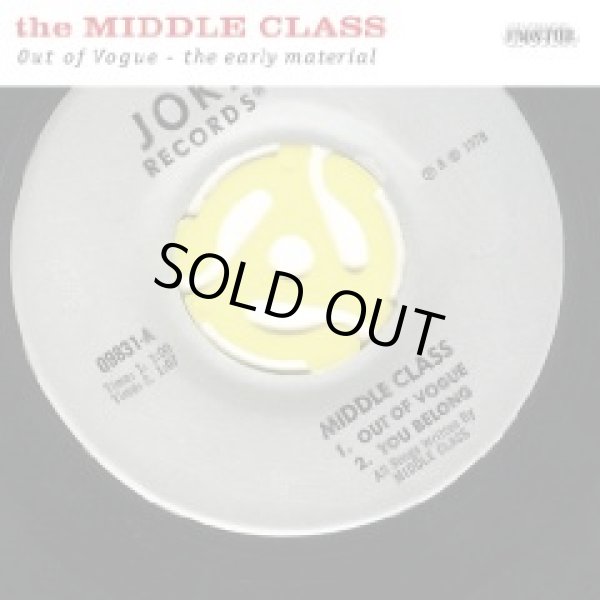 画像1: the MIDDLE CLASS / out of vogue-the early material (cd) Frontier