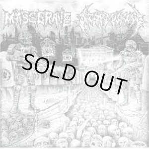 画像: MASS GRAVE, STORMCROW / split (cd)