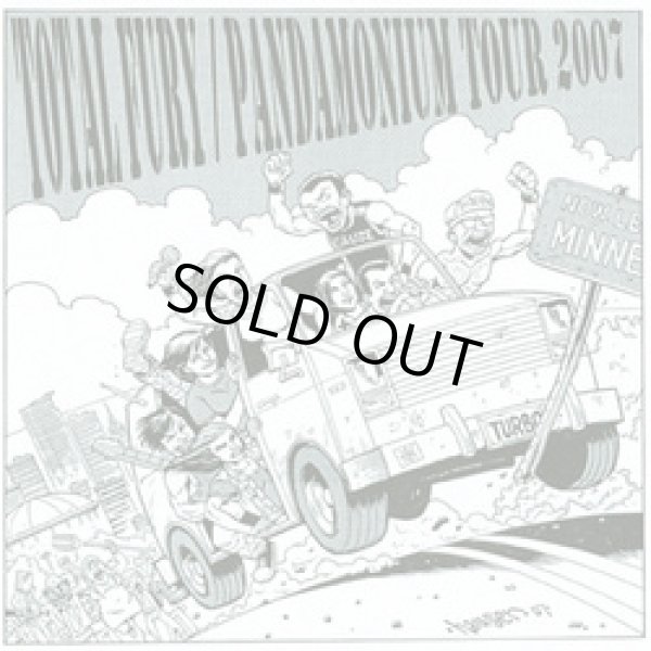 画像1: TOTAL FURY, PANDAMONIUM / split (7ep) One Percent