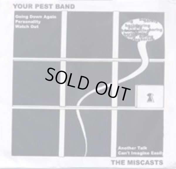 画像1: MISCASTS, YOUR PEST BAND / split (7ep) Snuffy smiles