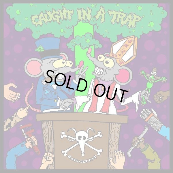 画像1: COUGHT IN A TRAP / rats get fat (cd) 