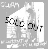 画像: GLOOM / Recomendation of perdition (12") Crust war