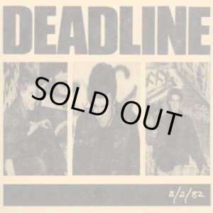 画像: DEADLINE / 8/2/82 (cd) Dischord