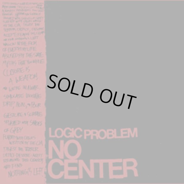 画像1: LOGIC PROBLEM / No Center (7ep) Grave Mistake Records