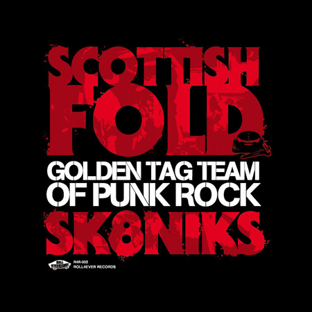 画像1: SCOTTISH FOLD, SK8NIKS / split -Golden tag team of punk rock- (7ep) 