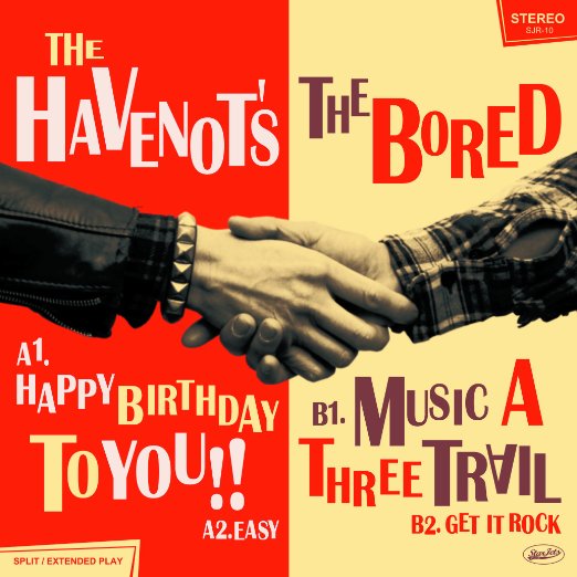 画像1: HAVENOT'S, BORED / split (7ep+cd) Star jets 