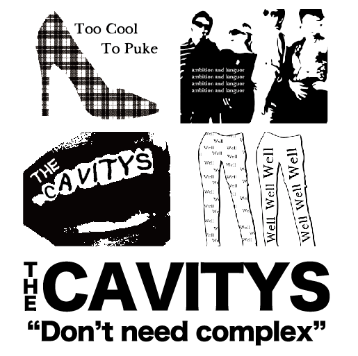 画像1: THE CAVITYS / Don't need complex (cd) I hate smoke
