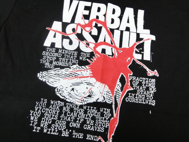 画像2: VERBAL ASSAULT / Never stop (t-shirt)  