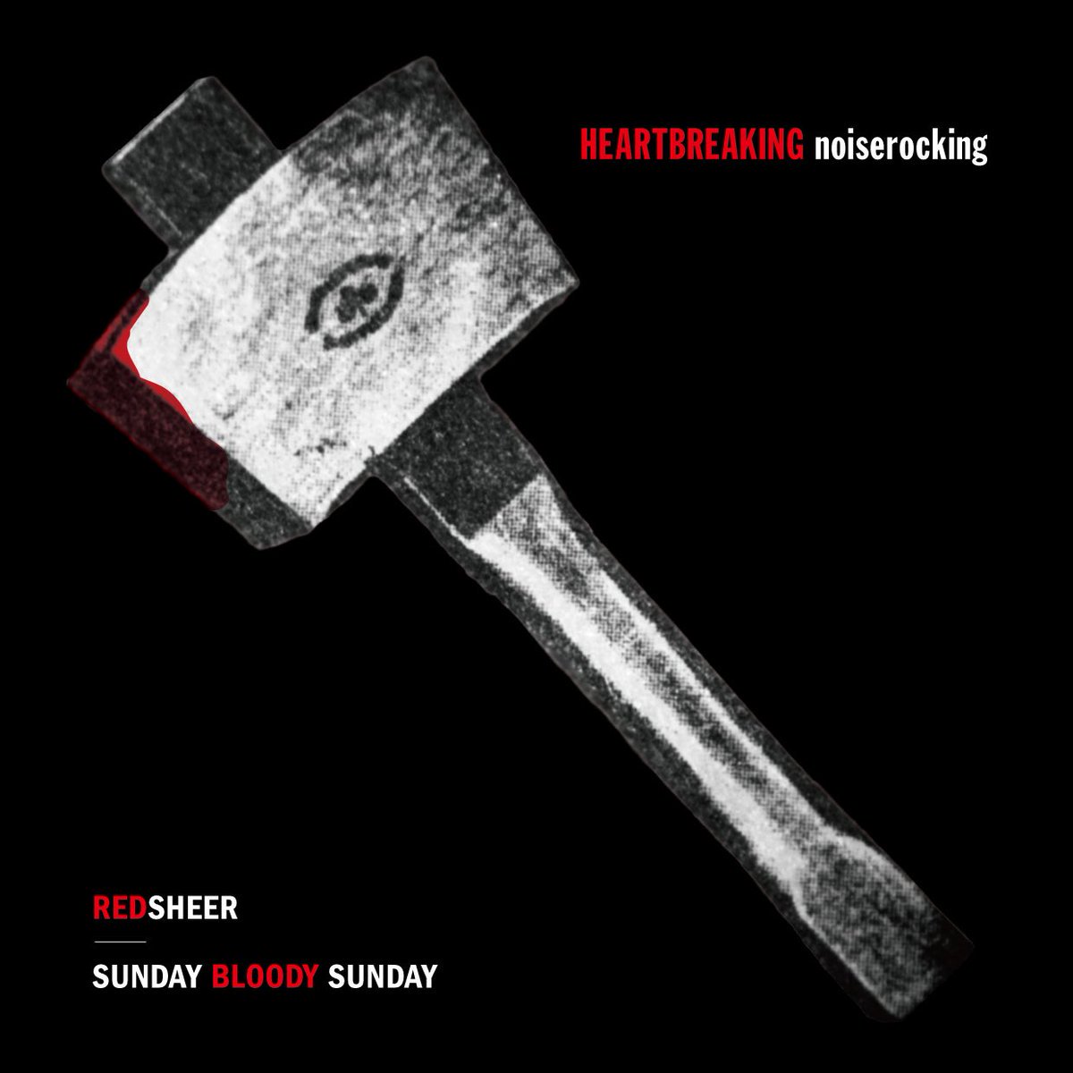 画像1: REDSHEER, SUNDAY BLOODY SUNDAY / split -HEARTBREAKING noiserocking- (cd) Hello from the gutter  