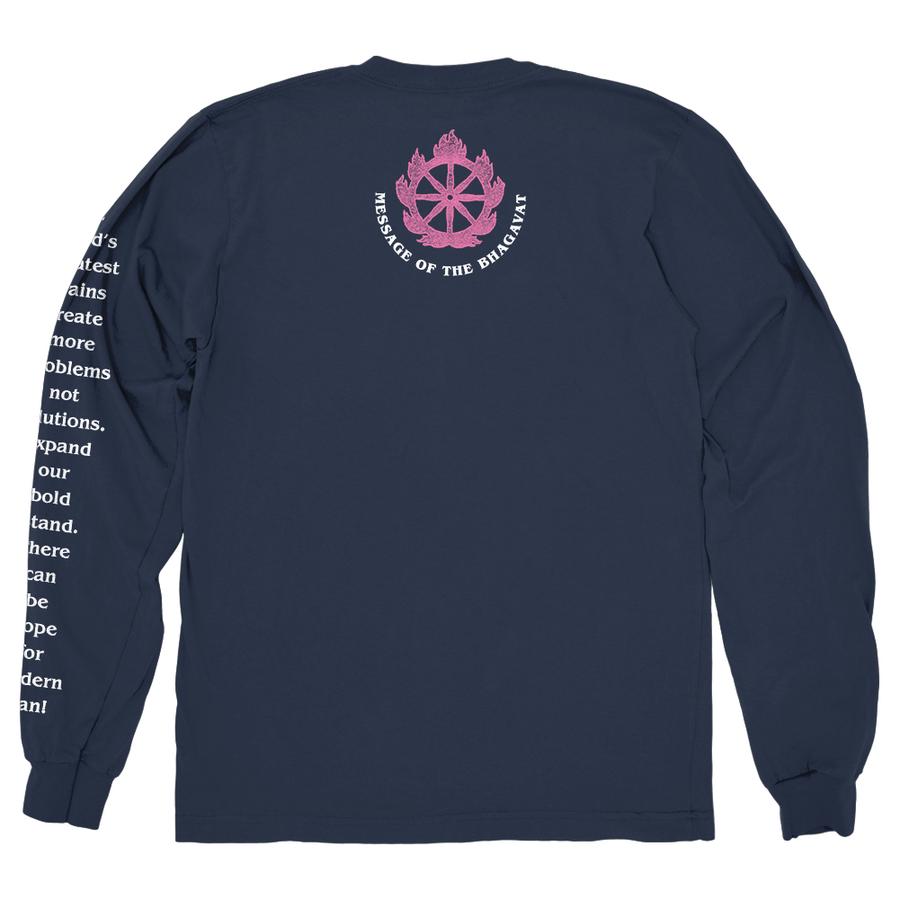 画像2: SHELTER / Message navy (long sleeve shirt) End hits