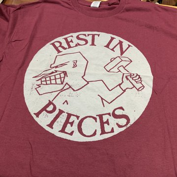 画像1:   REST IN PIECES / Hammer burgundy (t-shirt)   