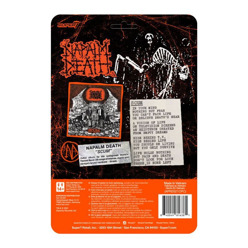 画像3:   NAPALM DEATH / Scum demon Orange (figure) Super7   