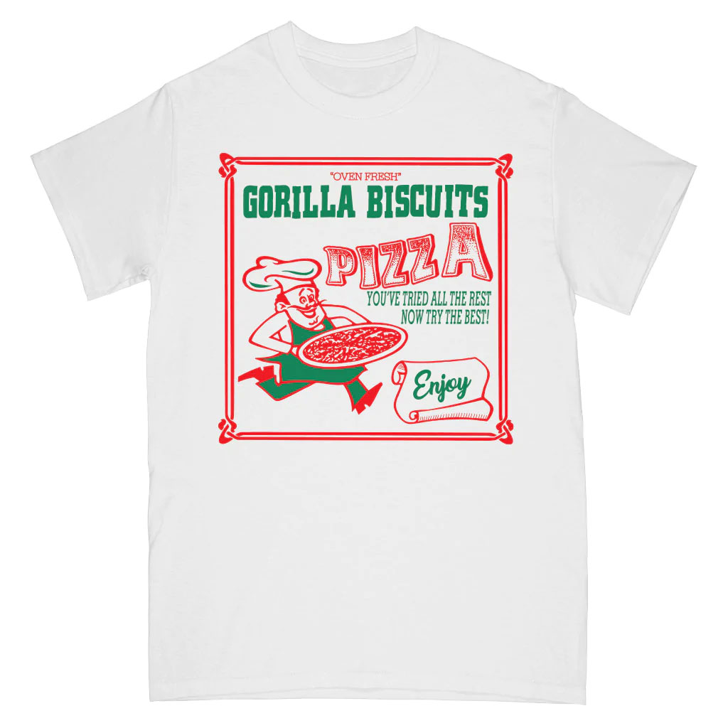 画像1: GORILLA BISCUITS / Pizza box (t-shirt) Revelation   