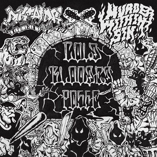 画像1: DIKTATOR, MURDER WITHIN SIN / split -Cold blooded posse- (cd) Brown/Bdm 