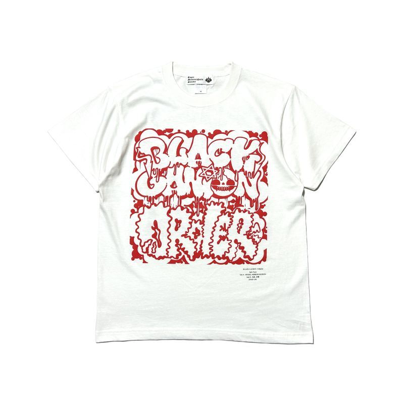 画像1: BLACK GANION, ORdER / Split white (t-shirt)  