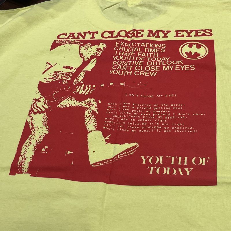 画像3: YOUTH OF TODAY / Can't close my eyes meets batman (t-shirt) Revelation 